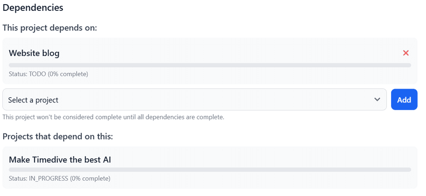 Project Dependencies